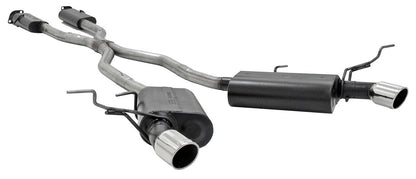 FORCE II CAT-BACK EXHAUST,DUAL OUT REAR,11-21 GRAND CHEROKEE,3.6L,5.7L