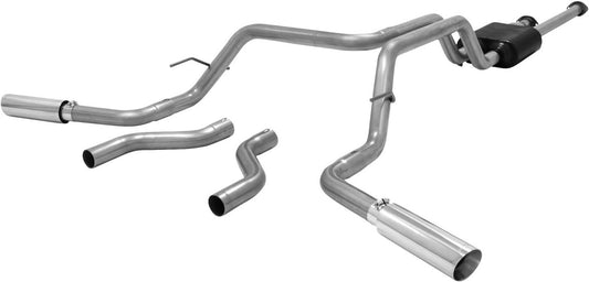 CAT-BACK EXHAUST,AMERICAN THUNDER,09-20 TUNDRA,SS,DOR/S