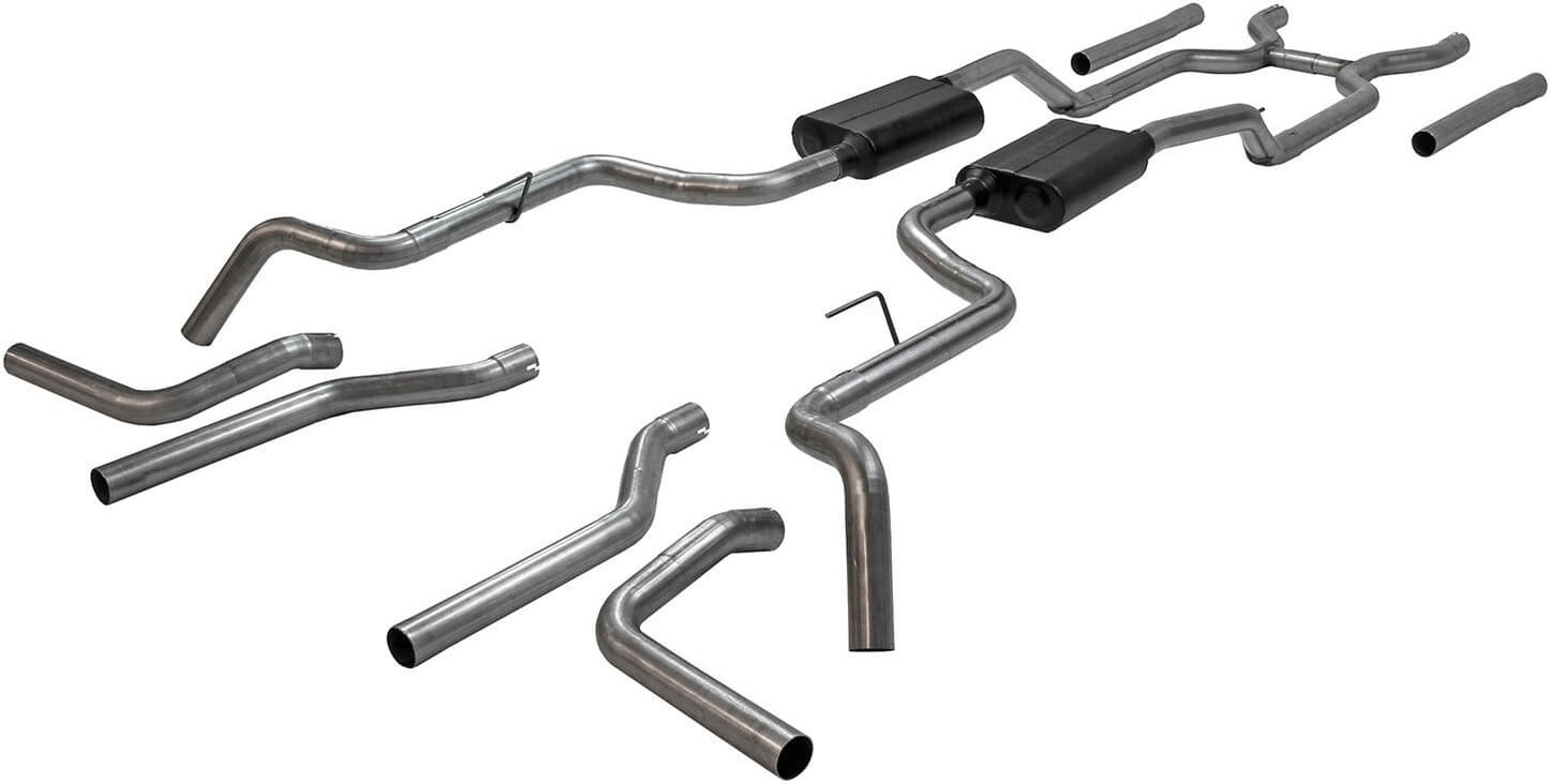 HEADER-BACK,63-66 C10,GMC,V8,2WD,STAINLESS STEEL,DO
