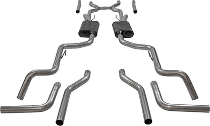 HEADER-BACK,63-66 C10,GMC,V8,2WD,STAINLESS STEEL,DO