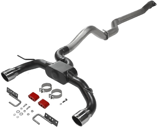 OUTLAW CAT-BACK EXHAUST,21-22 BRONCO 2DR 2.3/2.7L,DOR