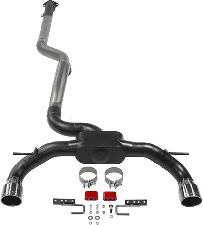 OUTLAW CAT-BACK EXHAUST,21-22 BRONCO 2DR 2.3/2.7L,DOR