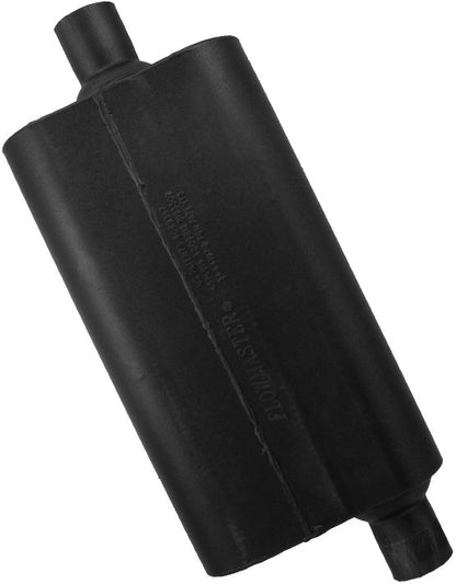 MUFFLER,50 SERIES DELTA,2.25" OFF IN/2.25" CEN OUT