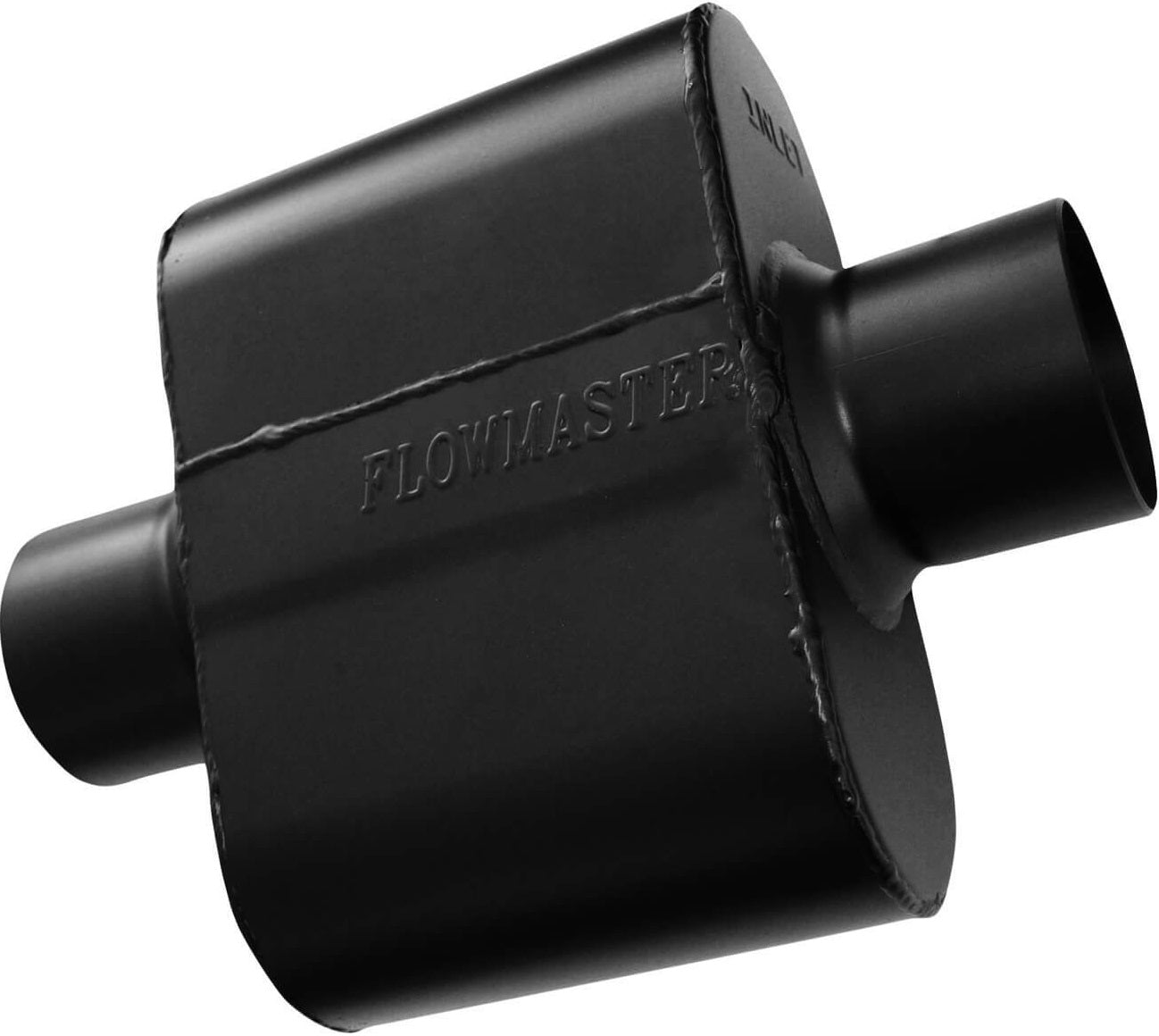 MUFFLER,SUPER 10,3",CEN IN/CEN OUT