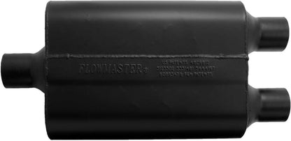 MUFFLER,SUPER 44,2.25 CEN IN/2.25 DUAL OUT