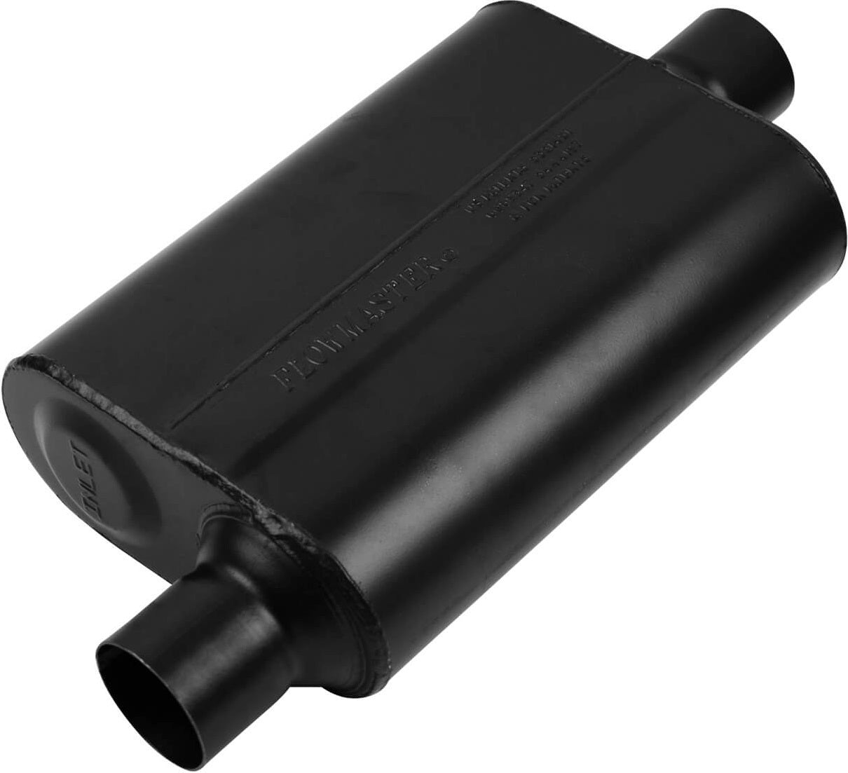 MUFFLER,SUPER 44,2.5",OFF IN/CEN OUT
