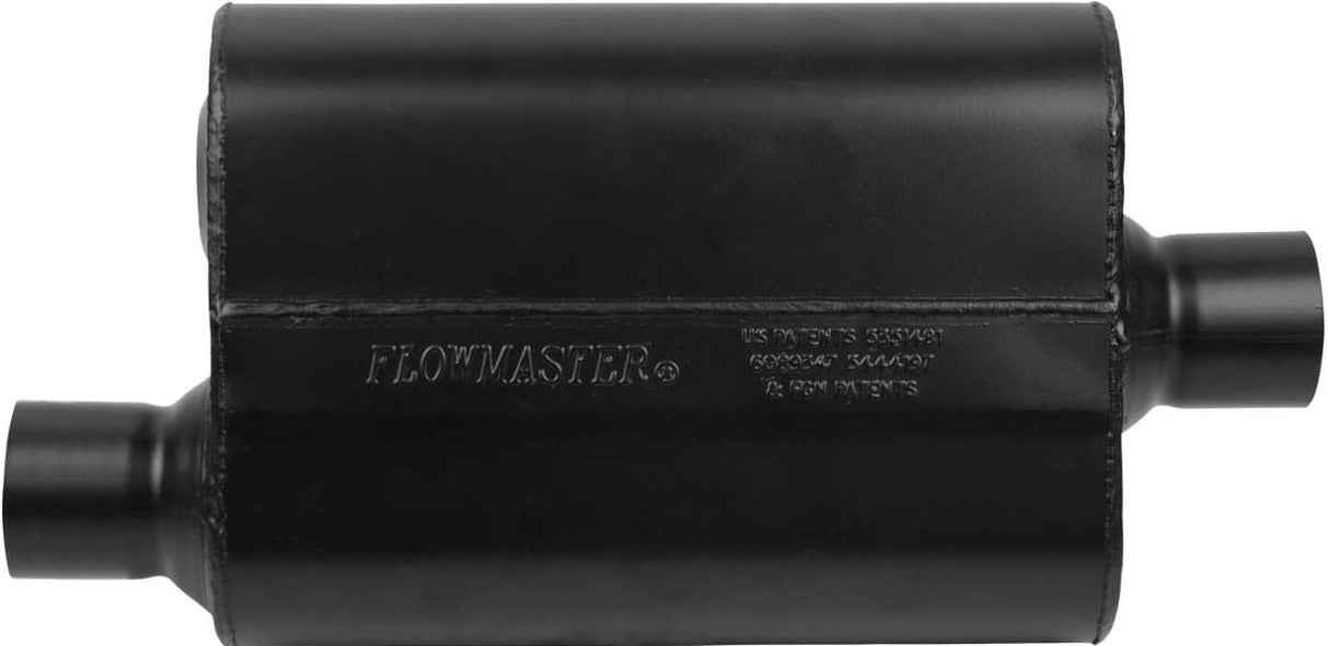 MUFFLER,SUPER 44,2.5",OFF IN/CEN OUT