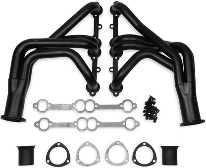 HEADER,SBC,1 5/8,63-74 CORVETTE,LONG TUBE,3,BLACK