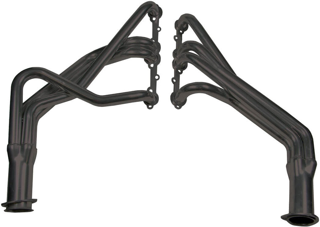 HEADER,SBC,1 5/8,55-57 CHEVY,LONG,3,BLACK