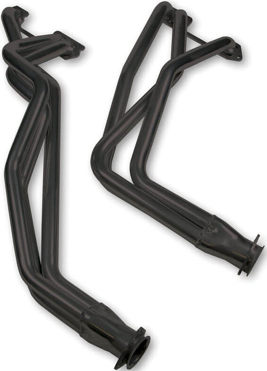 HEADER,GM INLINE 6,230>250,292,1 1/2,63-74 4WD,LONG,2 1/2,BLACK