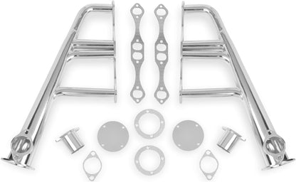 HEADER,SBC,1 5/8,LAKESTER,3 1/2,CHROME