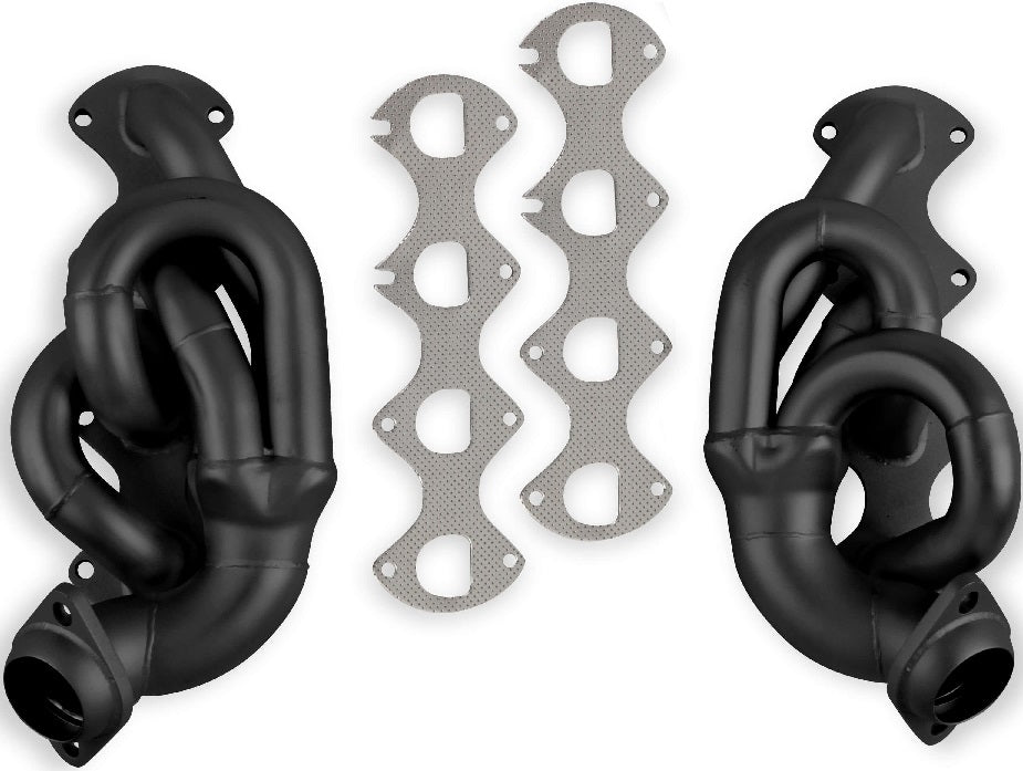 HEADER,4.6,1 5/8,05-09 MUSTANG GT,SHORTY,BLACK