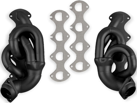 HEADER,4.6,1 5/8,05-09 MUSTANG GT,SHORTY,BLACK