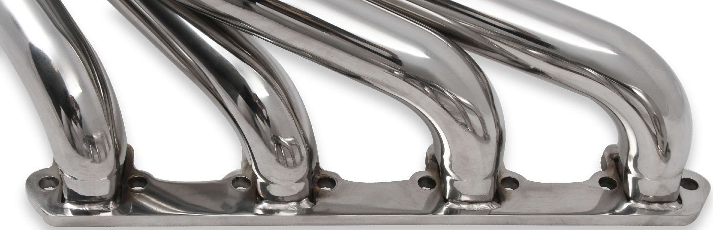 HEADER,SBF TURBO,1 7/8,DOWN & FORWARD,3,POLISHED