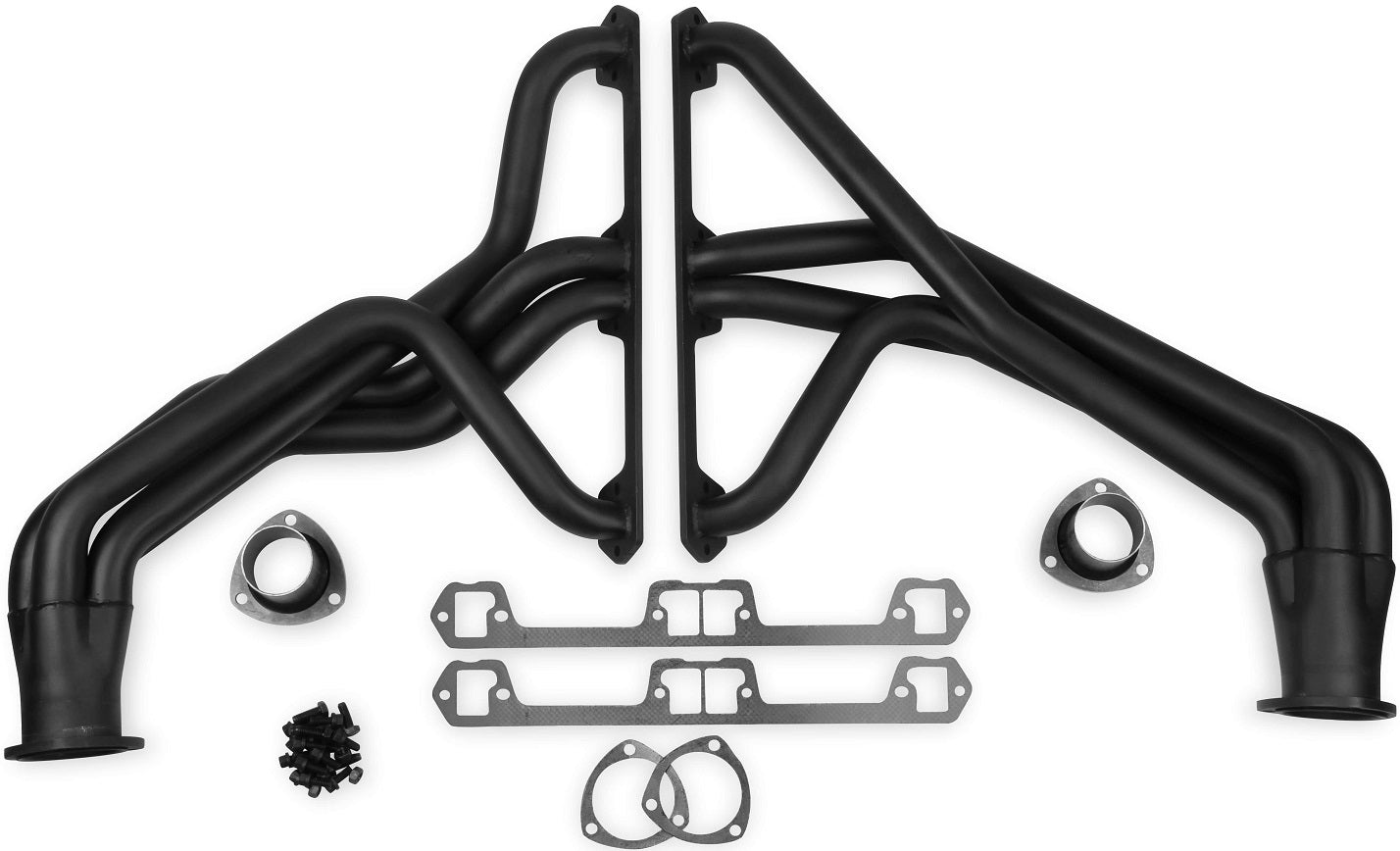 HEADER,AMC 5.0L/304 V-8,1 5/8",72-74 JEEP CJ,FENDERWELL,3",BLACK