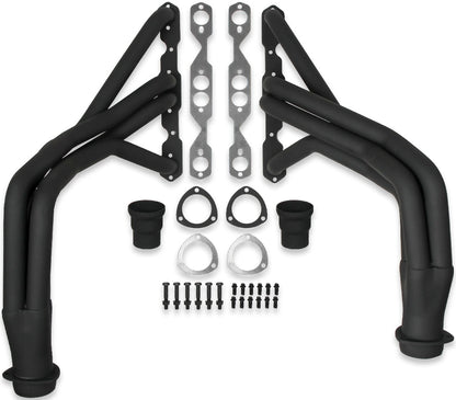 HEADER,JEEP CJ,SBC,1 5/8,LONG TUBE,3,BLACK