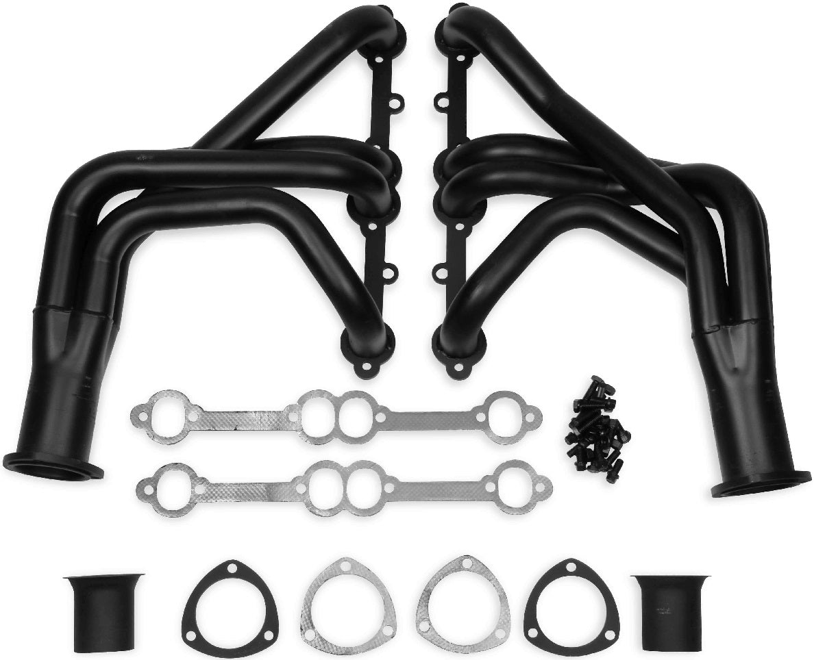 HEADER,SBC,1 5/8,75-82 CORVETTE,LONG TUBE,3,BLACK