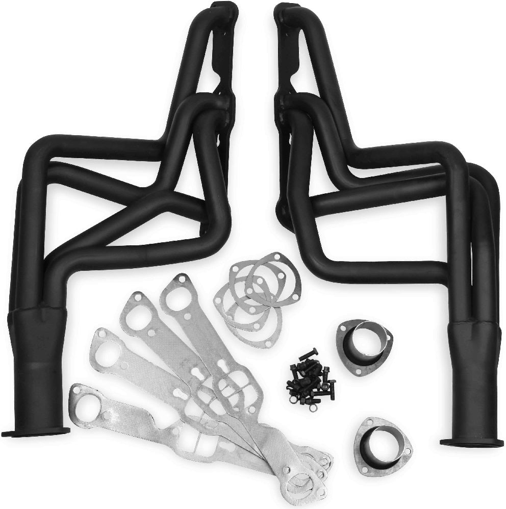 HEADER,350/455,1 5/8,75-79 TA,LONG,3,BLACK