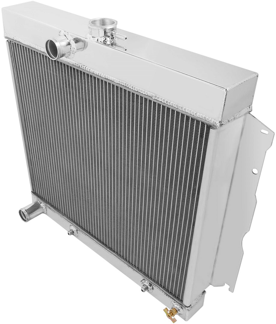 RADIATOR,ALUM,4 ROW,66-69 MOPAR,22" WIDE