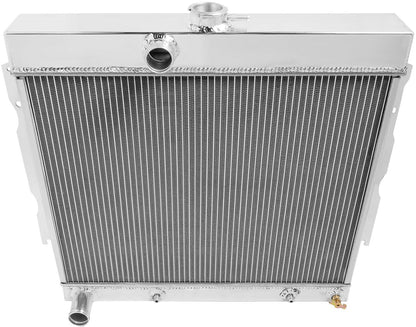 RADIATOR,ALUM,4 ROW,66-69 MOPAR,22" WIDE