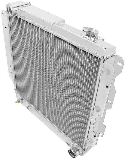RADIATOR,ALUM,4 ROW,87-06 JEEP,CHEVY V-8