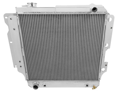 RADIATOR,ALUM,2 ROW,87-06 JEEP,EXC V-8