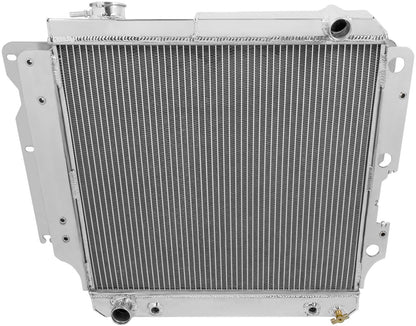 RADIATOR,ALUM,3 ROW,87-06 JEEP,EXC V-8