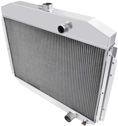 RADIATOR,ALUM,4 ROW,61-64 FORD TRUCK,V-8