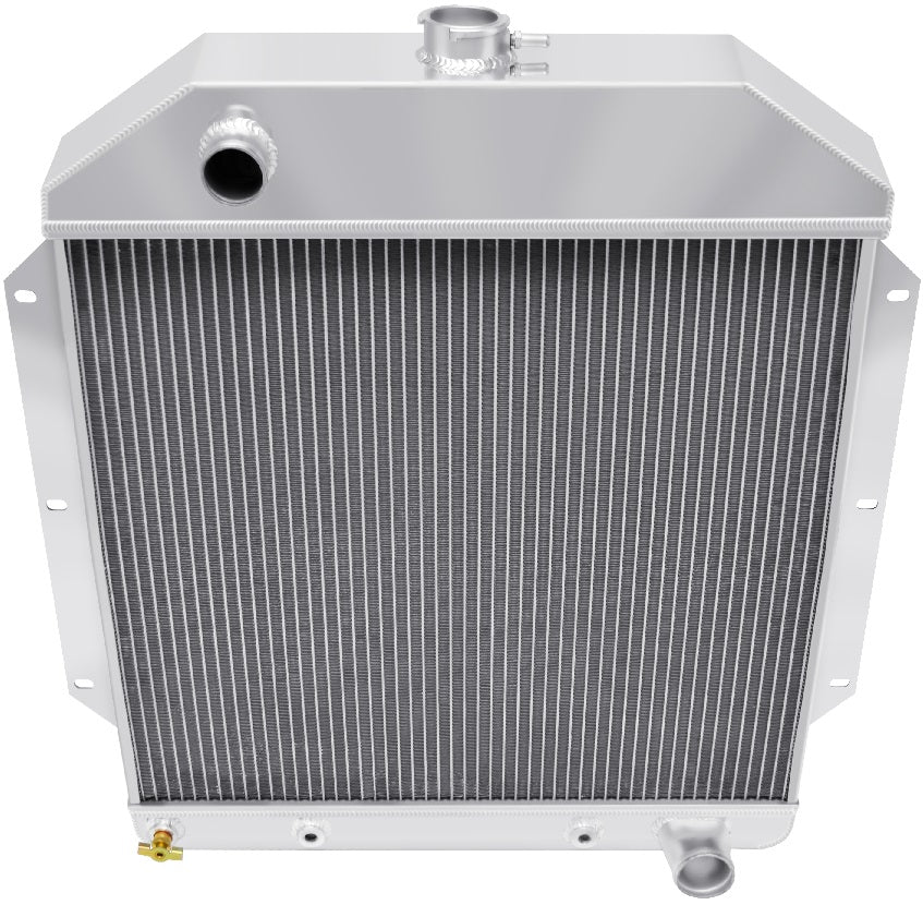 RADIATOR,ALUM,3 ROW,49-53 FORD,CHEVY V-8