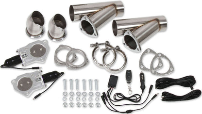 EXHAUST CUT-OUTS,ELECTRIC,DUAL,2 1/2