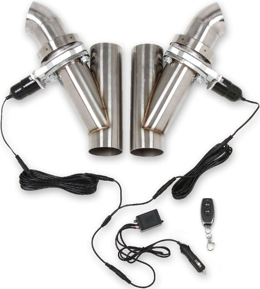 EXHAUST CUT-OUTS,ELECTRIC,DUAL,3