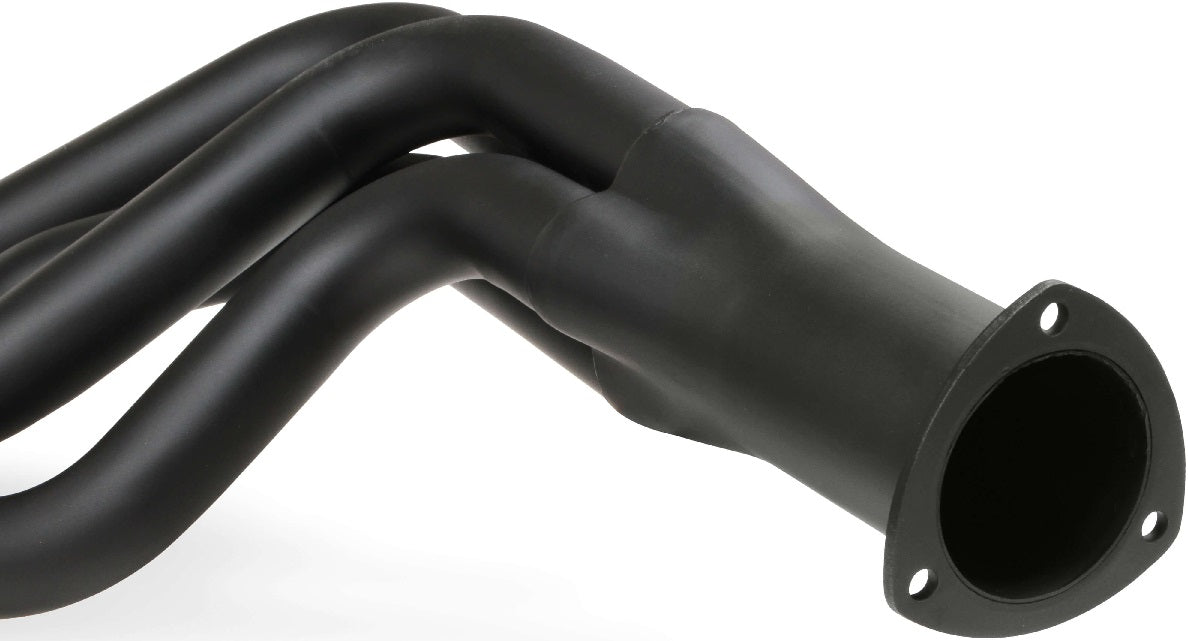 HEADER,BBC,2,68-74 LONG TUBE,3 1/2,BLACK