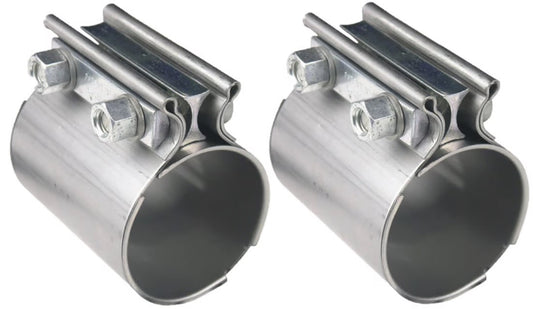 EXHAUST COUPLERS,2 1/2",CLAMP TYPE