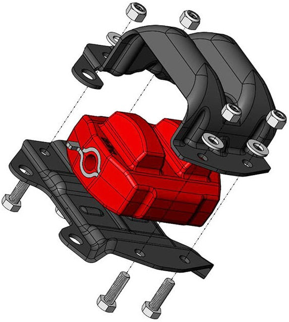 ENGINE MOUNT,CLAM SHELL,EACH