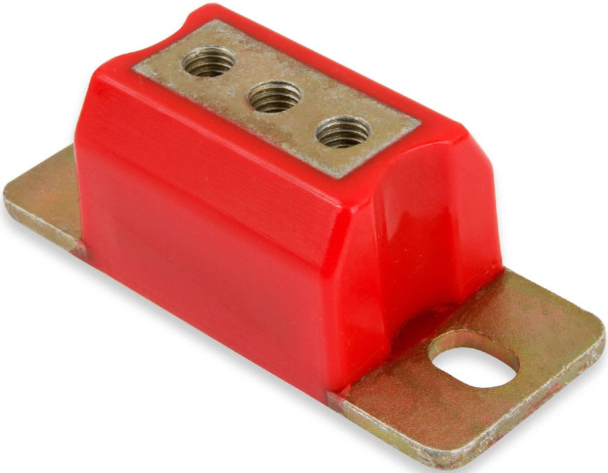 TRANSMISSION MOUNT,POLY,RED