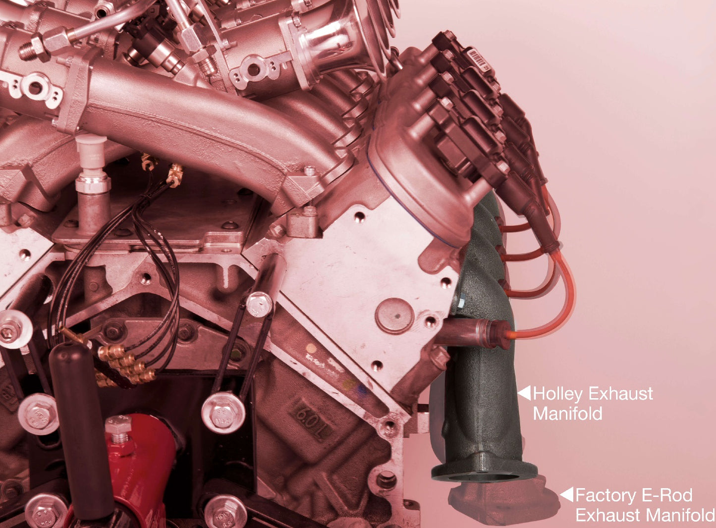 EXHAUST MANIFOLDS,LS SWAP,CERAMIC TITANIUM