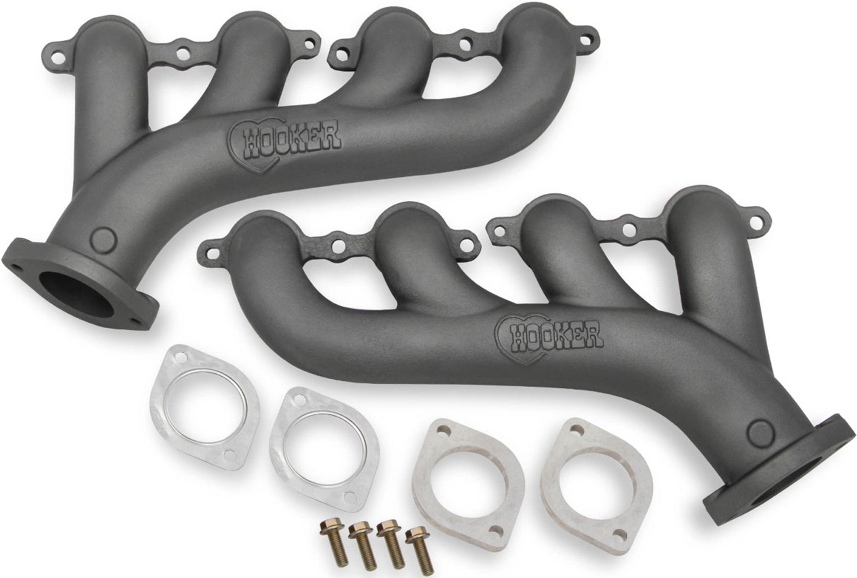 EXHAUST MANIFOLDS,LS SWAP,CERAMIC GRAY