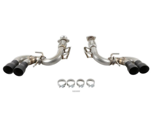 BLACKHEART CAT-BACK EXHAUST,20-23 CORVETTE 6.2L,DOR,BLACK