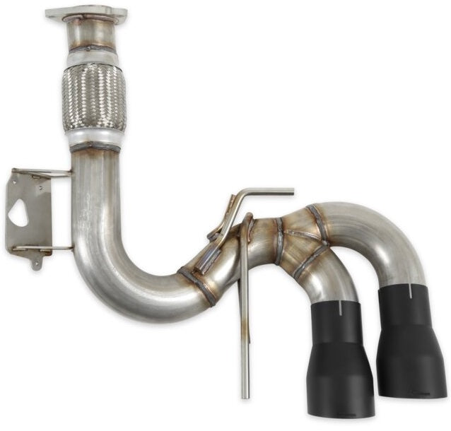 BLACKHEART CAT-BACK EXHAUST,20-23 CORVETTE 6.2L,DOR,BLACK