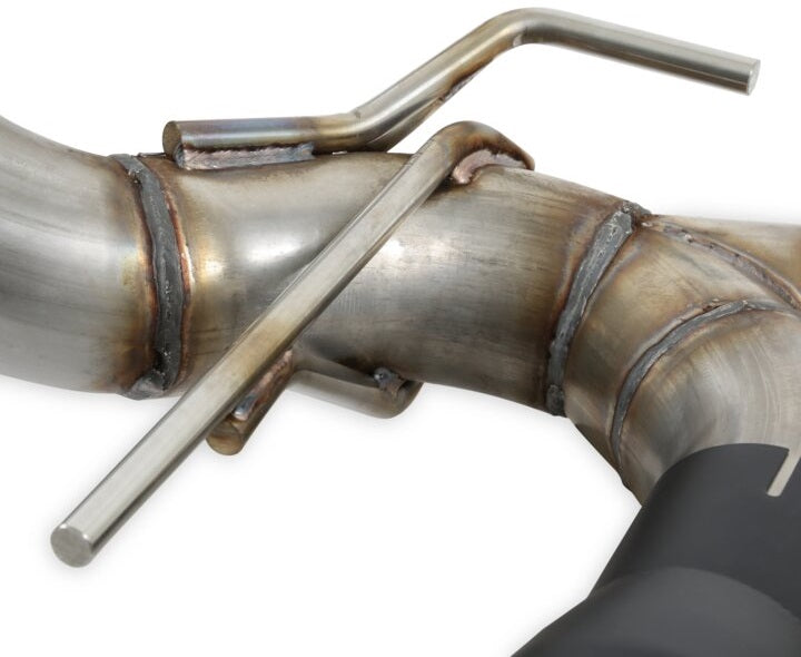 BLACKHEART CAT-BACK EXHAUST,20-23 CORVETTE 6.2L,DOR,BLACK