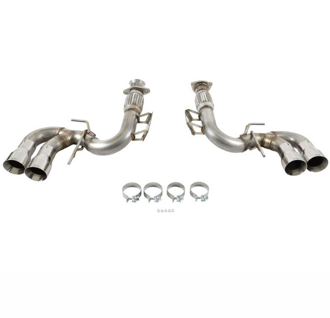 BLACKHEART CAT-BACK EXHAUST,20-23 CORVETTE 6.2L,DOR,POLISH