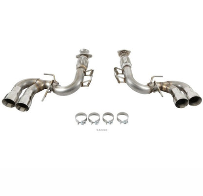 BLACKHEART CAT-BACK EXHAUST,20-23 CORVETTE 6.2L,DOR,POLISH
