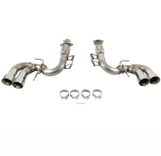BLACKHEART CAT-BACK EXHAUST,20-23 CORVETTE 6.2L,DOR,POLISH