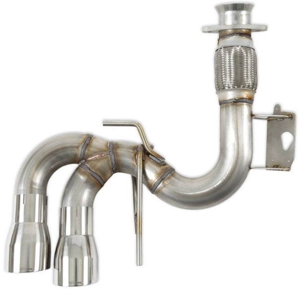 BLACKHEART CAT-BACK EXHAUST,20-23 CORVETTE 6.2L,DOR,POLISH