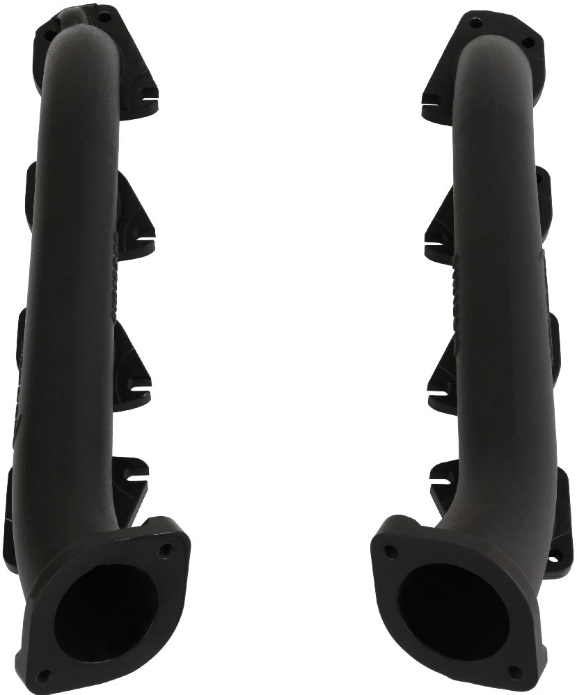 EXHAUST MANIFOLDS,HEMI SWAP,2 1/2 OUTLET,BLACK CERAMIC COATING