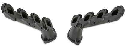 EXHAUST MANIFOLDS,HEMI SWAP,2 1/2 OUTLET,BLACK CERAMIC COATING
