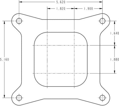 570 CFM MARINE AVENGER CARBURETOR,4150,ALUM,GRAY