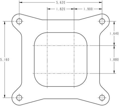 670 CFM MARINE AVENGER CARBURETOR,4150,ALUM,GRAY