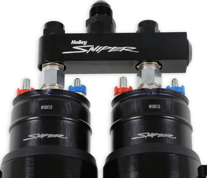 HOLLEY SNIPER TWIN PUMP & MANIFOLD KIT,3.5 GPM
