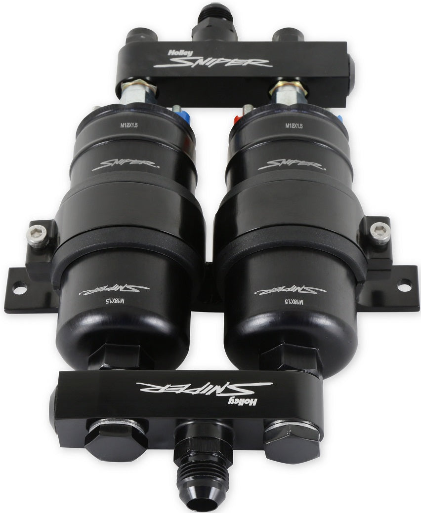 HOLLEY SNIPER TWIN PUMP & MANIFOLD KIT,3.5 GPM